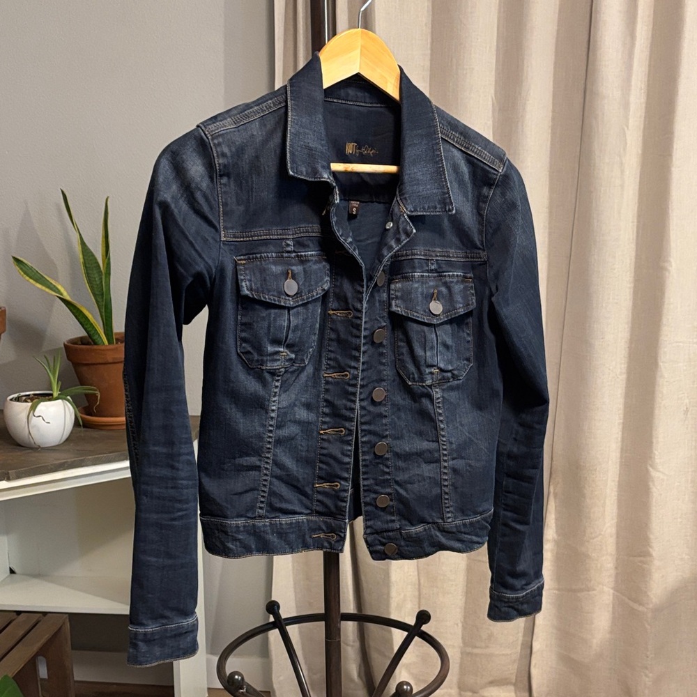 Kut from the Kloth Dark Wash Jean Jacket